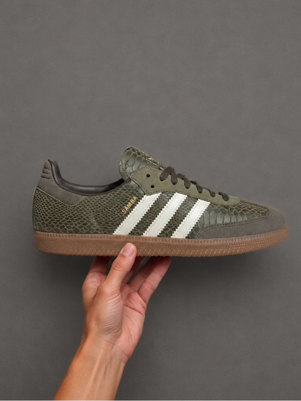 ADIDAS SAMBA GREEN CROC MULTIPLE MEN WOMEN KIDS SIZES BRAND NEW WITH BOX